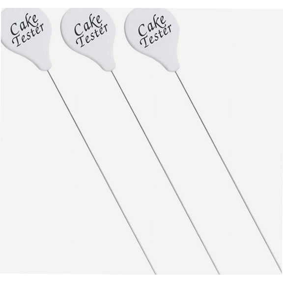 3pcs Stainless Steel Cake Tester Biscuits Baking Test Needle DIY Baking Tool for Cake Bread Muffin Testing for Home/Wall/Room Decorations