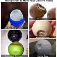 thumbnail image 3 of Set of 2 Silicone 3D Death Star Wars Ice Cube Molds, Death Star Ice Mold, Star War Ice Cube, Death Star Ice Ball for Whiskey, Cocktail, Water, Reusabl, 3 of 5
