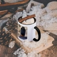 thumbnail image 5 of Banded Spitting Cobra Snake, South Africa - Na02 Dno0726 - David Northcott, 15oz Two-Tone Black Mug, 5 of 7