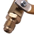 thumbnail image 2 of Brass Shut Valve for HVFor AC 14 For AC Charging Hoses R410a R134a Compatible, 2 of 9