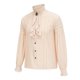 thumbnail image 1 of Blusa y camisa de manga larga con cuello alto para hombre, estilo medieval, steampunk, de Halloween, de color liso, con volantes y cuello alto, de poliéster., 1 of 4