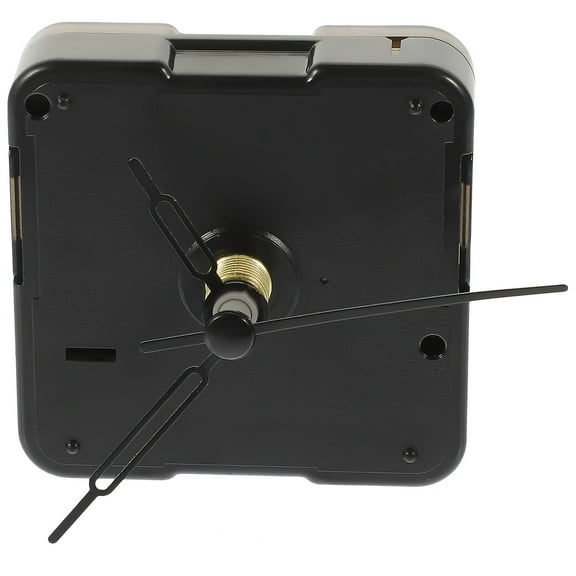 BESTOYARD 1 Set of Clock Parts Homemade Clock Mechanism Kit Black Acrylic Round Modern Table Clock