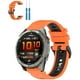 thumbnail image 1 of wonima11 for Garmin Fēnix 8 Pro MICROLED 51MM Silicone Sport Band,Durable Outdoor Armor Strap,Soft Breathable Wristband Replacement for Fitness,Hiking,Running,Everyday Wear(Orange+Black), 1 of 1