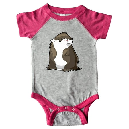 

Inktastic Cute Brown and White Guinea Pig Gift Baby Boy or Baby Girl Bodysuit