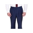 thumbnail image 2 of Raphael Classic Fit Solid Navy Blue Single Pleated Pants, 2 of 2