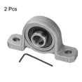 thumbnail image 4 of 2pcs KP08 Pillow Block Bearing 8mm Bore Bearing Units Zinc Alloy Flange Mounted Bearing Housing, P6(ABEC3), 4 of 6
