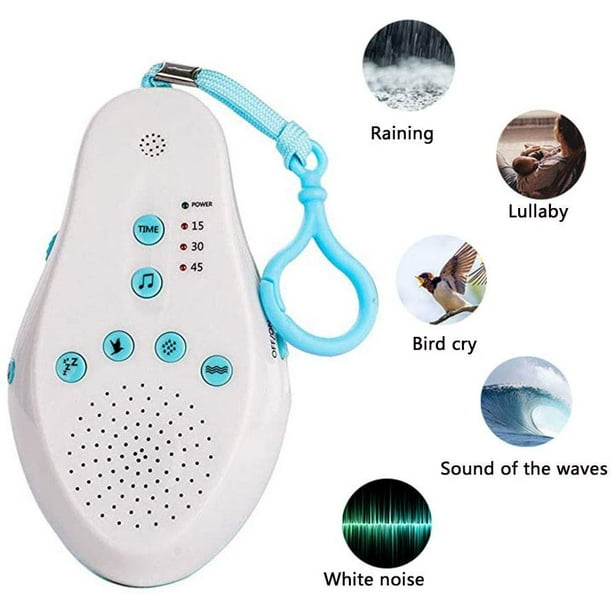Momcozy Baby Sound Machine, sucette pour bébé avec veilleuse de repos,  machine à bruit blanc 