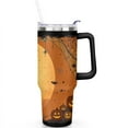 thumbnail image 2 of Halloween Travel Mug Happy Halloween Pumpkin Coffee Travel Mug with Straw,Thermal with Lids for Hot and Cold Drinks for Fathers Husband Mothers 40 oz Spooky Cup, 2 of 7