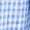 #0142-Blue, variant on Karight Womens Gingham Print High Waisted Wide Leg Capri Pants Smocked Waist Ruffle Hem Pocketed Pants