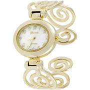 Geneva Platinum Ladies' Polished Swirl C