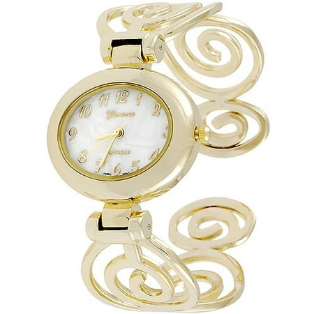 Geneva Platinum Ladies' Polished Swirl C