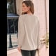 thumbnail image 5 of Camisas de Larga para Mujer, Blusas de Encaje, Ropa Informal de Negocios, Moda de Otoño, Blusas Tejidas Y2k Albaricoque M, 5 of 8