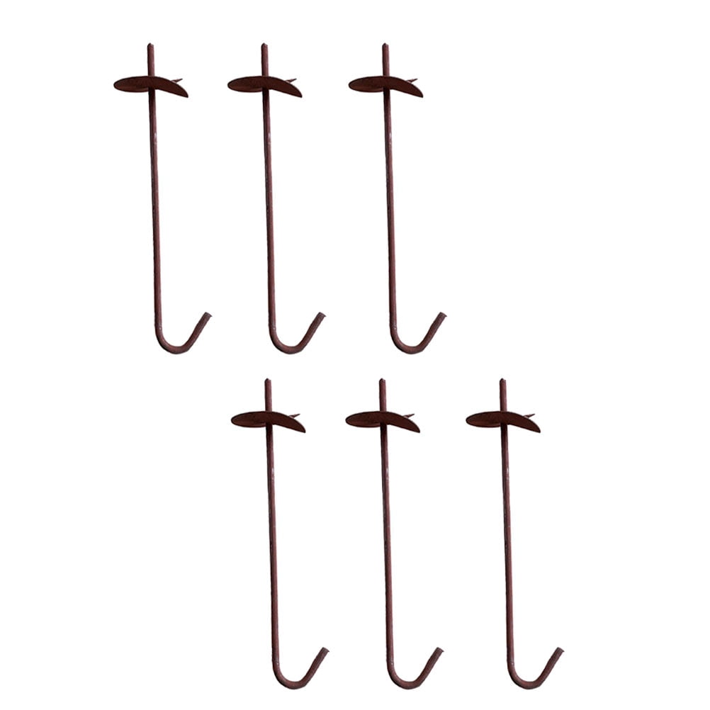 6Pcs Ground Stakes for Securing Tents Canopies Shed Anchor Greenhouse Tie Down