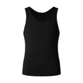 thumbnail image 5 of Linfrsh Mens Tank Tops Summer Sleeveless Loose Crewneck Casual Print Tank Top Black,5XL, 5 of 5