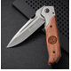 thumbnail image 3 of Navaja Cuchillo Tactico Militar Camping Supervivencia Xtellar Plateado, 3 of 4