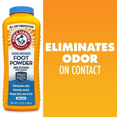 Arm & Hammer Fresh Scent Odor Defense Foot Powder, 7 oz