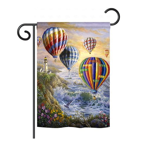Breeze Decor 04085 Floral Spring Has Sprung 2-Sided Vertical Impression House Flag - 28 x 40 in.