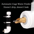 thumbnail image 4 of Bird Drinker Waterer Parrot Automatic Drinking Device for Parakeet Cockatiel Conure Lovebird African Grey Macaw Amazon, 4 of 5