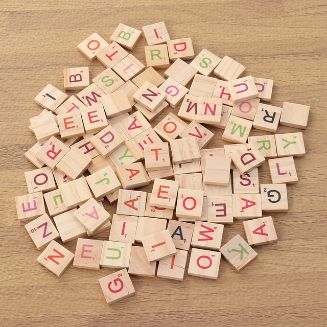 TEHAUX 200Pack Board Game Pieces Wooden Chips Natural Wood Color for Kids Parties