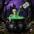 thumbnail image 4 of Cauldron with Magics Floating Potion Bottles Diffuser Indoor Outdoor Decorations Ideas for Holiday Decoration, 4 of 5