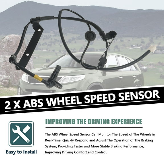 2x Rear Left & Right ABS Wheel Speed Sensor for 2011-2013 Kia Sorento