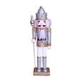 thumbnail image 4 of Techinal Nutcracker Ornament Walnut Soldier King Puppet Wooden Figures Christmas Decor, 4 of 13