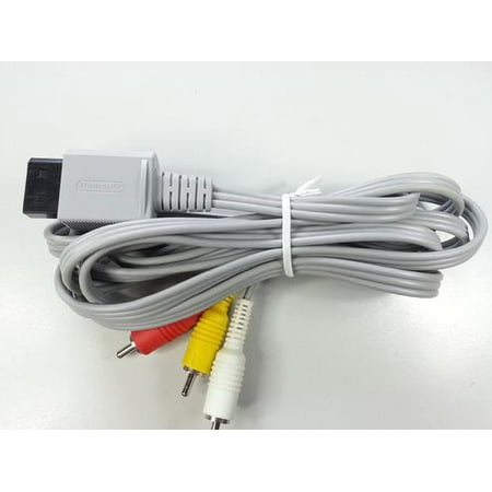 Original Nintendo Wii Audio Video AV Cable Cord (Bulk