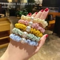 thumbnail image 2 of OUSITAI 10Pcs Hair Scrunchies Velvet,Chiffon and Satin Elastic Hair Bands Scrunchie Bobbles Soft Hair Ties Ropes Ponytail Holder Hair Accessories, 2 of 6