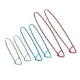thumbnail image 1 of 6pcs Multicolor Pins Buckle Durable Strong Metal Knitting Brooch Fasteners Clips, 1 of 7