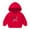 Red, variant on Zwiiyzr 2025 Girls' Sweatshirts Half Zipper Long Sleeve Pullover Tops Crop Tops Kids Fleece Sweatshirts For 5-14 Years Brown