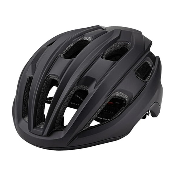 Casco de bicicleta con correa para la barbilla ajustable, casco de ciclismo para patinar y aire libre Negro