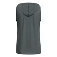 thumbnail image 7 of Mens Sweatshirts Hoodies Fitness Muscle Print Sleeveless Hooded Bodybuilding Pocket Tight-drying Tops, 7 of 7