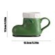 thumbnail image 3 of Taza de cerámica festiva con forma de bota, única y elegante, cómoda y práctica para café, té y bebidas calientes de Navidad., 3 of 6