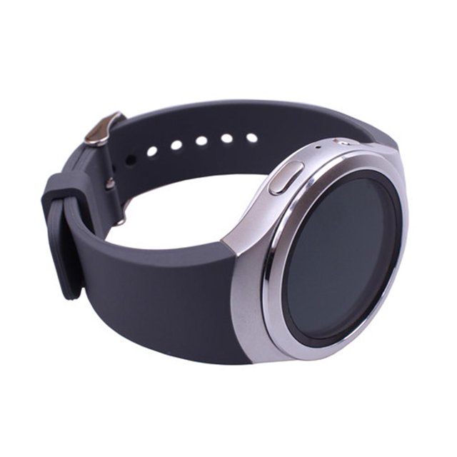 Correa de reloj de silicona de lujo para Samsung Galaxy Gear S2 SM-R720 gris Ndcxsfigh Para estrenar