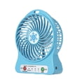 thumbnail image 2 of EasyLife Ventilador de luz LED recargable portátil, refrigerador de carga USB, regulación de velocidad de 3 modos, función de iluminación LED (negro), 2 of 4