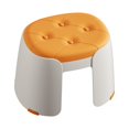 thumbnail image 1 of Sofa Tea Stool Shoes Changing Multifunctional Portable Lightweight Footstool for large Orange, 1 of 9