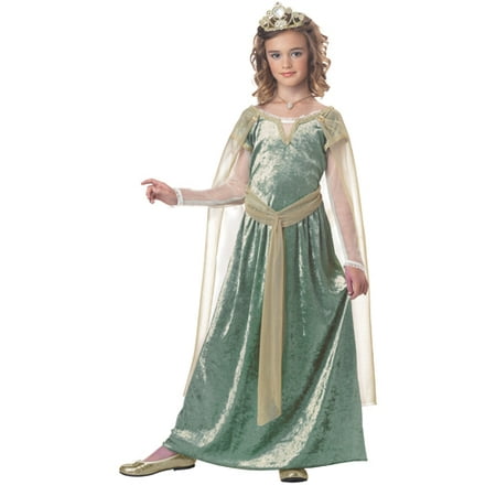 Medieval Single - Girls Queen Guinevere Medieval Halloween Costume