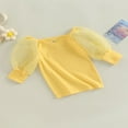 thumbnail image 4 of Robe de Princesse pour Tout-Petit Fille, Robe de Fête en Gaze à Manches Bouffantes, Mini Robe de Concours Décontractée, Vêtements, Noir, 2-3 Ans, 4 of 7
