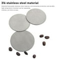 thumbnail image 4 of Écran à Café Espresso, Épaisseur 1mm 150μm Acier Inoxydable 2 Pcs Filtre à Café Réutilisable Rond Multicouche Plaque de Maille pour Porte-Filtre Espresso Panier de Filtre, 4 of 8