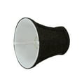 thumbnail image 7 of Aspen Creative 30248-9 Small Bell Shape Chandelier Clip-On Lamp Shade Set (9 Pack), Transitional Design in Two-Tone Black, 4" bottom width (2-1/2"x 4" x 5" ), 7 of 7