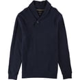 thumbnail image 1 of Tasso Elba suéter de cuello chal texturizado para hombre, azul, pequeño, 1 of 1
