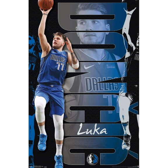 NBA Dallas Mavericks - Luka Doncic 19 Wall Poster, 14.725" x 22.375"