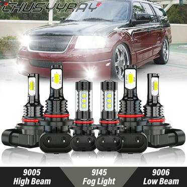 For Ford Explorer 2006-2010 LED Headlight Bulbs 9008/H13 High Beam and