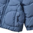 thumbnail image 5 of HNMKIU Winter Childrens Padded Jacket with Thick Hood and Warm Winter Coat for Baby and Kids 1-5 Years Blue,4-5 Years, 5 of 6