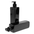 thumbnail image 5 of 2pcs 500ml Large, Empty, Black Plastic Bottles With Lotion Pumps, Great For Dispensing - Black Pump, 500ml, 5 of 5