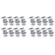 thumbnail image 1 of Pack of 16 Solar Module Brackets, Solar Panel Holder, End Clamp, Adjustable, Fixing Solar Module Holder (35 mm), 1 of 5