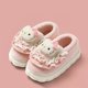 thumbnail image 4 of Sanrio Various Cartoon Girls Warm Slippers For Fall Winter Home, Non-slip Soft Fluffy Plush Cute Mid Top Slippers, Gifts For Girls, 4 of 5