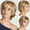 Khaki, variant on Short Pixie Wig with Asymmetrical Fringe, Layered Synthetic Wig for Women, Natural Looking Short Wigs(Red,One Size)