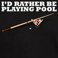 thumbnail image 3 of CafePress - Id Rather Be Playing Pool T Shirt - Men's Classic Graphic Cotton T-Shirt, 3 of 4