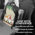 thumbnail image 6 of Lsque Christmas Card With Gnomes Lunch Bag Lunch Box for Women Men Reusable Insulated Lunch Tote Bag,Leakproof Thermal Cooler Sack Food Handbags Case High Capacity, 6 of 9